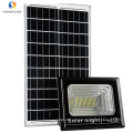 Lámpara de camino de la carretera de aluminio todo en un 25W 40W 60W 120W 200W Control remoto Luz de inundación LED con panel solar